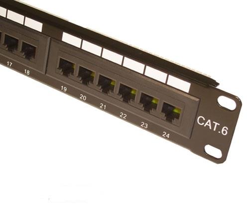 Patch Panel 24 Port Nexans Cat6 UTP